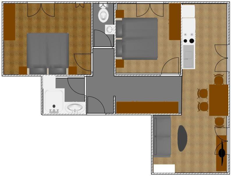 Apartments Haus Schoen - Preise Inclusive Pitztal Sommer Card 제르젠스 객실 사진